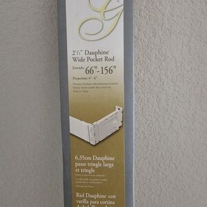 White Wide Pocket Rod